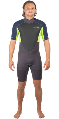 Typhoon Swarm3 Boys 3/2mm Shorty Wetsuit - Black/Graphite